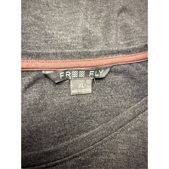 Free Fly Women’s XL Set Of 2 Bamboo Long Sleeve Tops Dark Gray & Mint Green - Picture 10 of 11